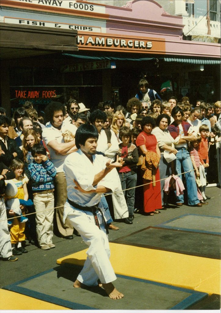 Lygon Street Festa Tino Ceberano Kata Goju Kai karate